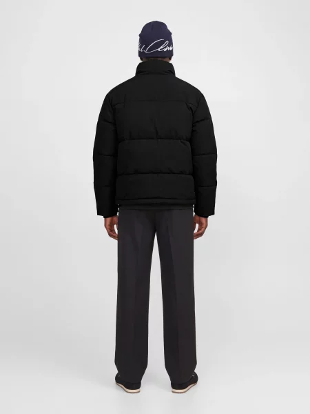 Куртка Jack & Jones с воротником черная