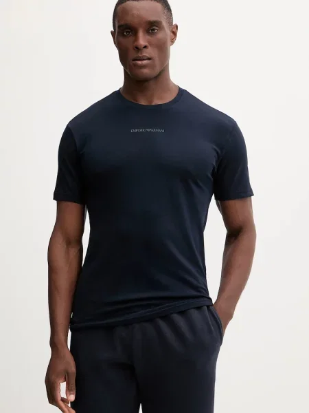 Majica Emporio Armani Underwear mornarsko modra