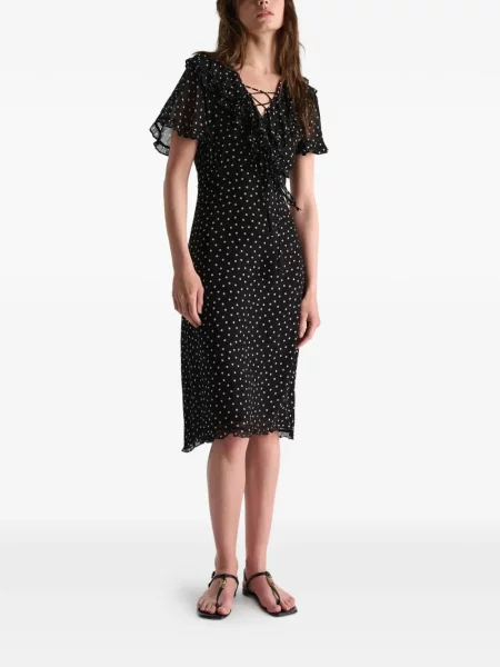 Rochie midi Dorothee Schumacher cu buline negru