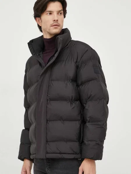 Pikowana kurtka puchowa Calvin Klein czarna