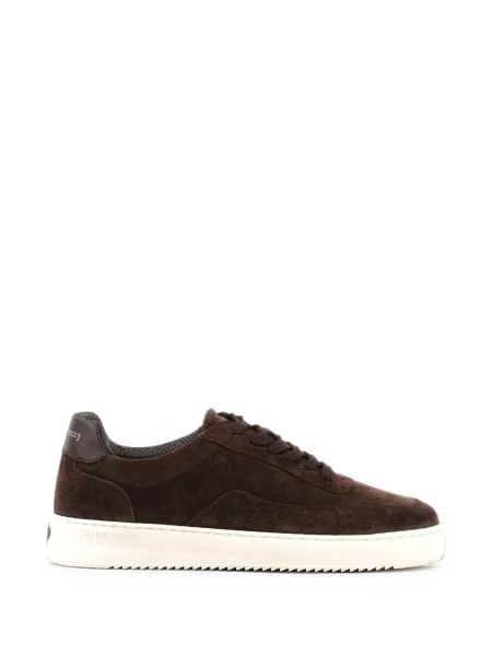 Sneakerși Filling Pieces din piele de căprioară maro