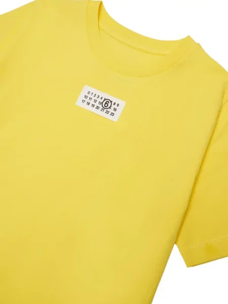 Dětské tričko Mm6 Maison Margiela žluté
