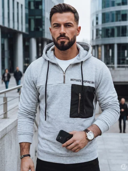 Bluza Dstreet szara