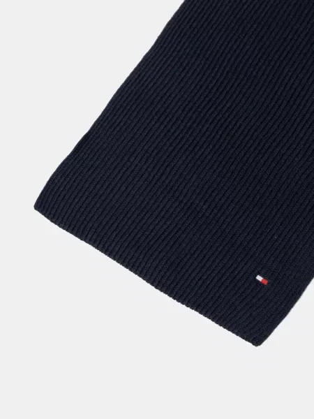 Tommy Hilfiger szalik gładki granatowy