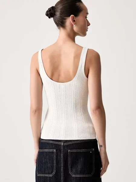 Top Tommy Hilfiger beżowy