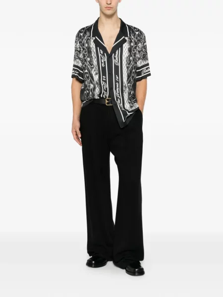 Cămașă Balmain cu imagine negru