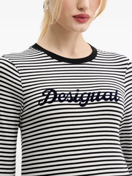 Tricou Desigual cu imagine alb