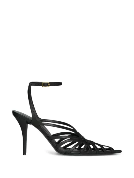 Sandale Balmain din piele negru