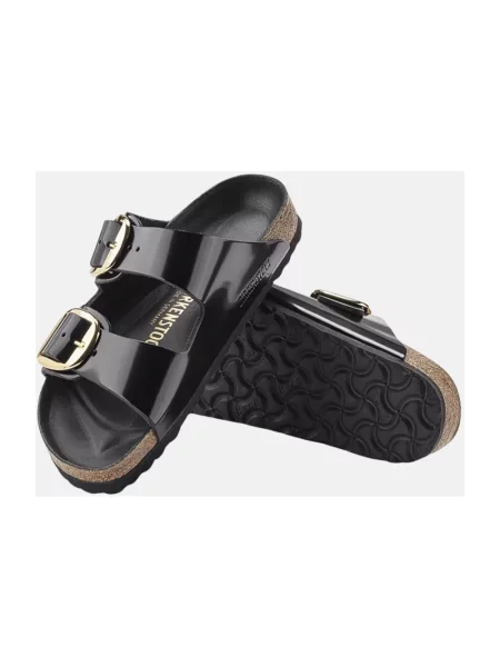 Birkenstock Klapki Arizona Big Buckle czarny