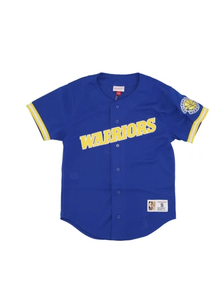 Koszula Mitchell & Ness z siateczką niebieska