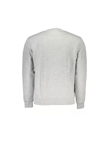 Bluza North Sails żakardowa z dekoltem w kształcie litery U casual szara