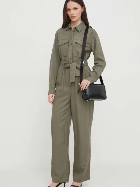 Гащеризон Pepe Jeans с яка зелено