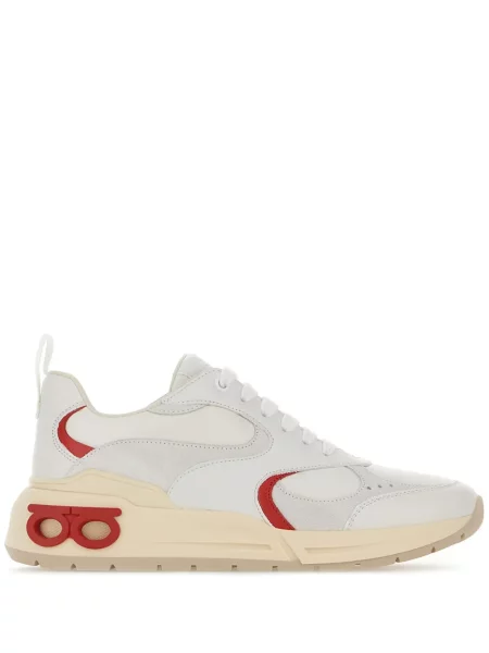 Sneakerși Ferragamo alb