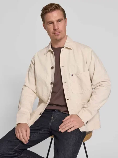 Tommy Hilfiger Kurtka Jeansowa beige beżowa