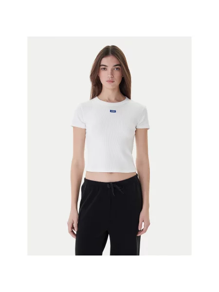 Hugo Футболка Baby Slim Fit білий