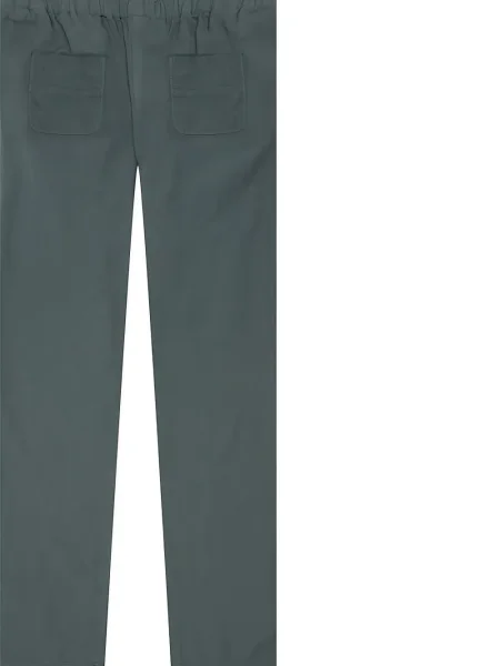 Pantaloni Undercover cu model herringbone gri