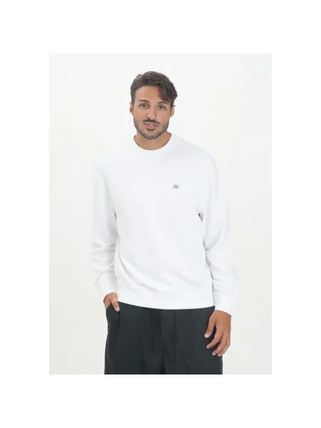 Bluza Calvin Klein Jeans biała