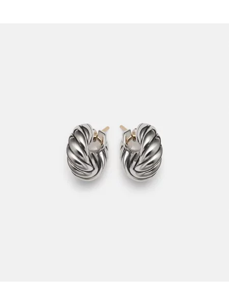 Cercei David Yurman argintiu