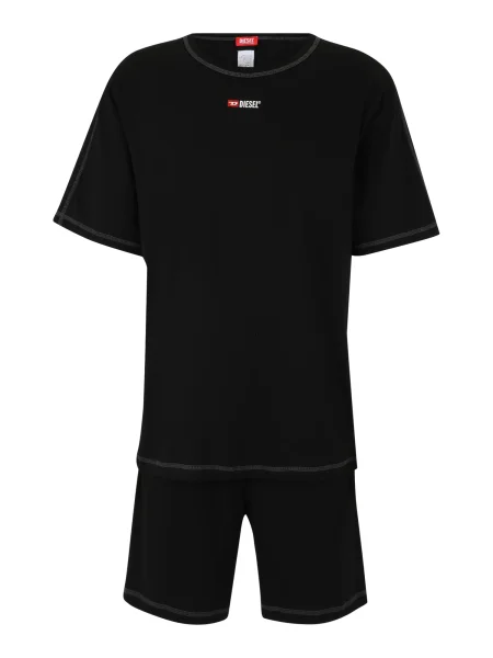 DIESEL Pijama scurtă ADAM-D-CORE' negru
