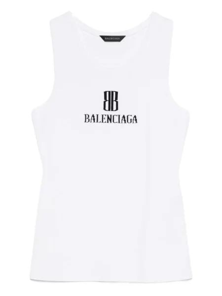 Top Balenciaga alb