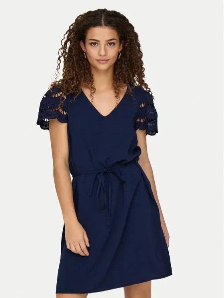 JDY Лятна рокля Hannah тъмносин