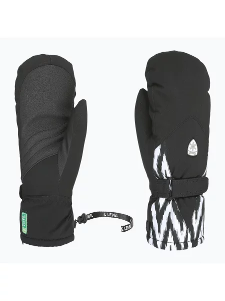 Mănuși de schi pentru femei Level Hero Mitt black/white alb