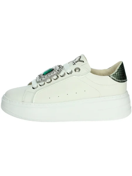 Pantofi Keys alb