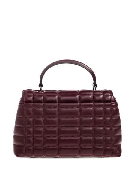 Prošívané semišové tenisky Michael Michael Kors s třásněmi hnědé