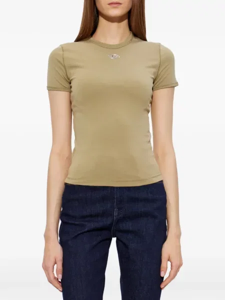 Tricou Diesel cu autograf verde