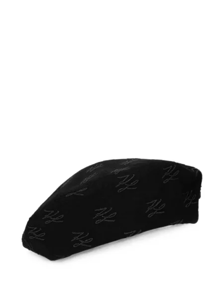 Căciulă Karl Lagerfeld cu autograf negru