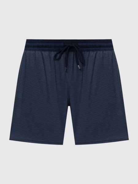 Шорти для плавання з вовни в клітинку Vilebrequin сині