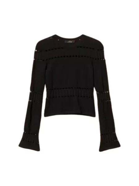 Sweter Twinset czarny