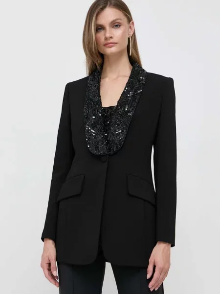 Сако Luisa Spagnoli с едно копче черно