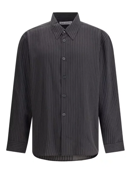 Cămașă Our Legacy cu dungi gri