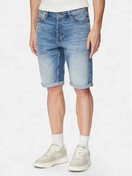 Džínové šortky HUGO modré