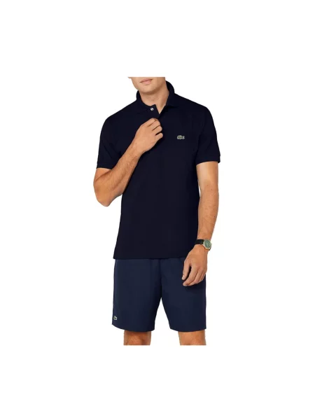Koszulka polo Lacoste w miejskim stylu niebieska