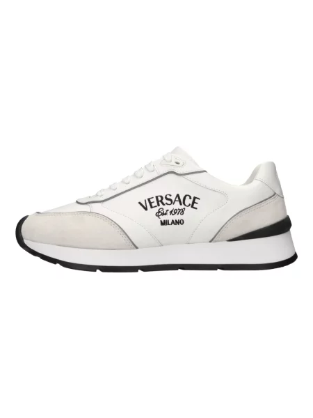 Sneakersy Versace skórzane białe
