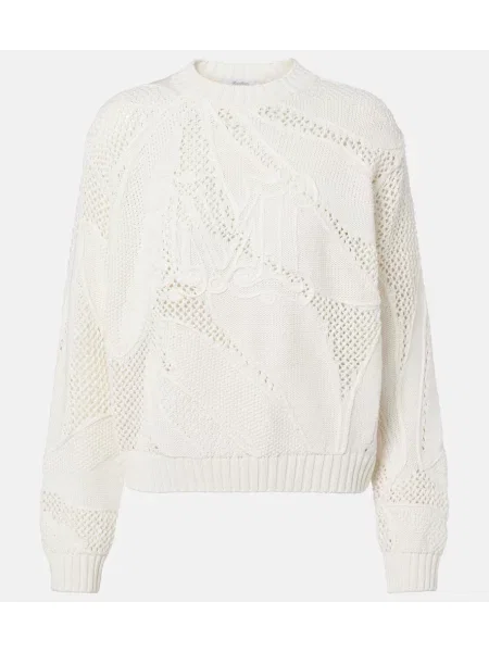 Pulover Max Mara tricotate alb