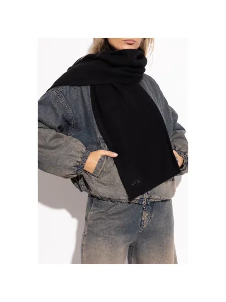 Diesel Akcesoria unisex ONE SIZE Wełna Szal `K-Aras` czarny