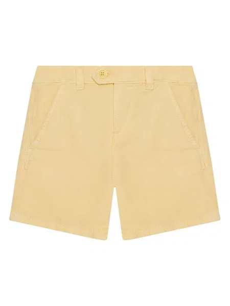 Šortky z materiálu Guess žluté
