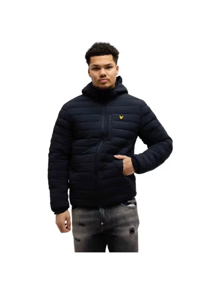 Kurtka Lyle & Scott z kapturem niebieska