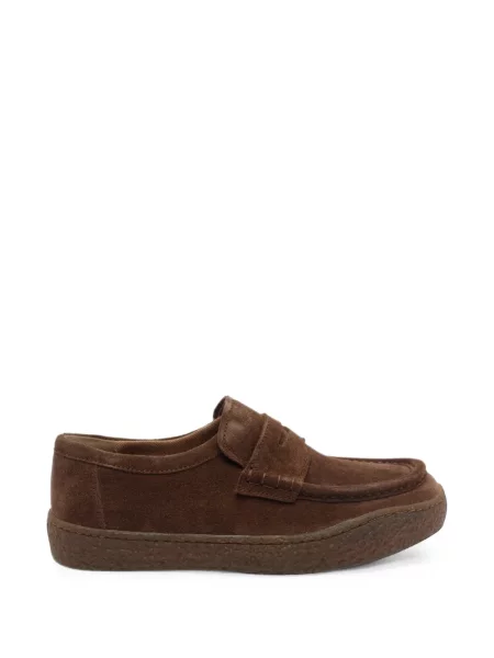 Pantofi loafer Camper din piele de căprioară maro