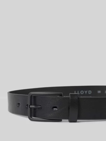 Skórzany ze sprzączką model ‘Galvan’ Lloyd Men's Belts czarny