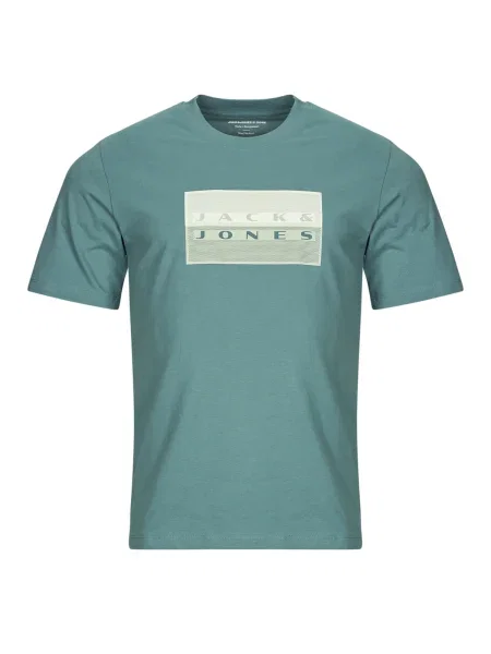 Tricou Jack & Jones cu buline cu imagine albastru