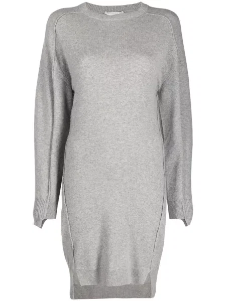 Rochie Stella Mccartney tricotate de costum gri
