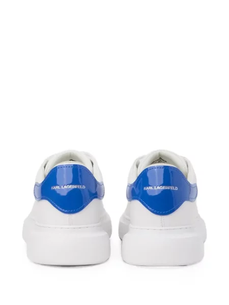 Sneakerși Karl Lagerfeld din piele alb