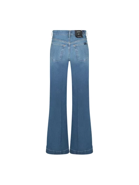 7 For All Mankind Jeansy Kobieta Dzwony Jeansyy Aw 25 niebieski