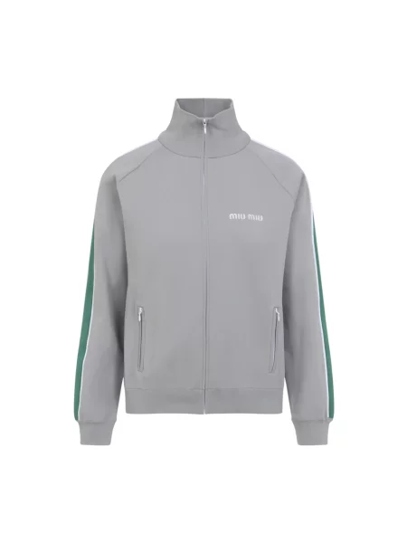 Kardigan Miu Miu szary