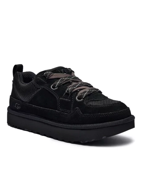 UGG Sneakers tornacipő M LO LOWMEL | hasított bőr fekete