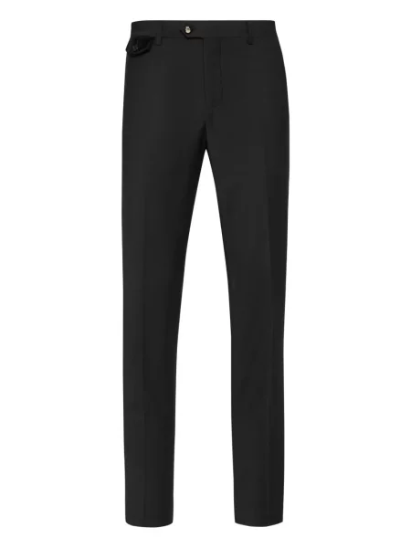 Pantaloni Billionaire de catifea clasici negru